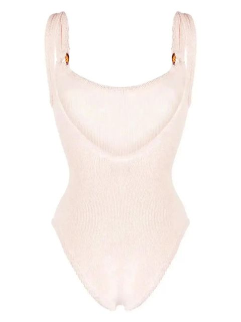 Hunza G Domino ribbed one-piece - Neutrals - zdjęcie produktu nr 2