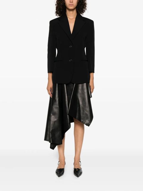 Givenchy three-button notched-lapel jacket - Black