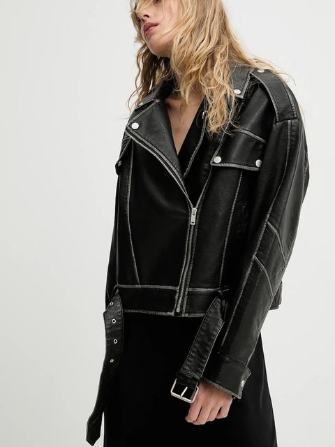 Answear.LAB ramoneska kolor czarny przejściowa - zdjęcie produktu nr 1