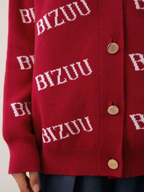 Bizuu kardigan bawełniany KYLE damski kolor bordowy KYLE BORDOWY