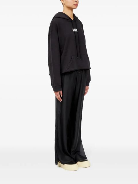 MM6 Maison Margiela numbers-motif hoodie - Black