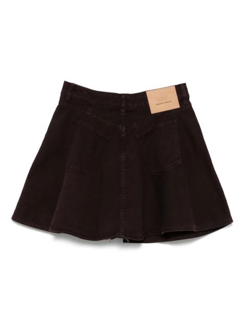 AMI Paris flared mini skirt - Brown - zdjęcie produktu nr 2