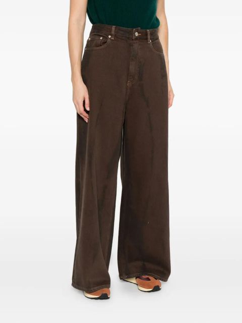 GANNI wide-leg jeans - Brown - zdjęcie produktu nr 2