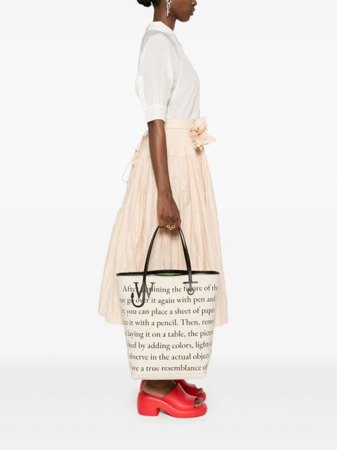 JW Anderson tall Anchor tote - Neutrals