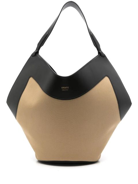 KHAITE medium Lotus tote bag - Black - zdjęcie produktu nr 1