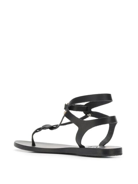 Ancient Greek Sandals Ismene sandals - Black