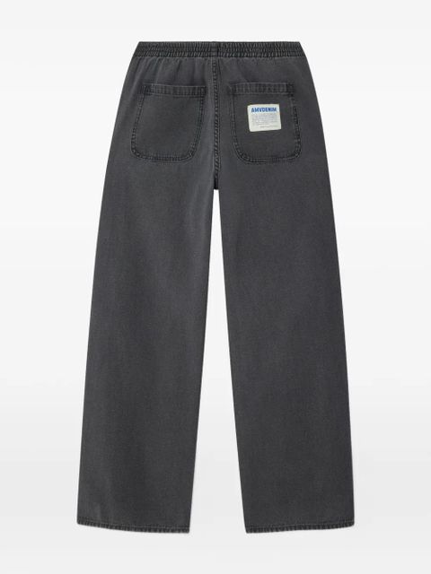 American Vintage elasticated straight trousers - Grey