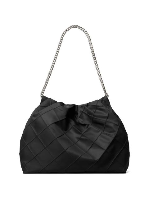 Tory Burch Fleming Nylon Hobo bag - Black