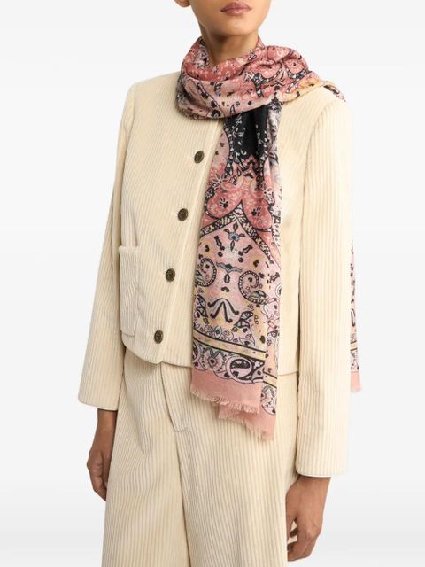 ETRO cashmere-blend scarf - Pink - zdjęcie produktu nr 2