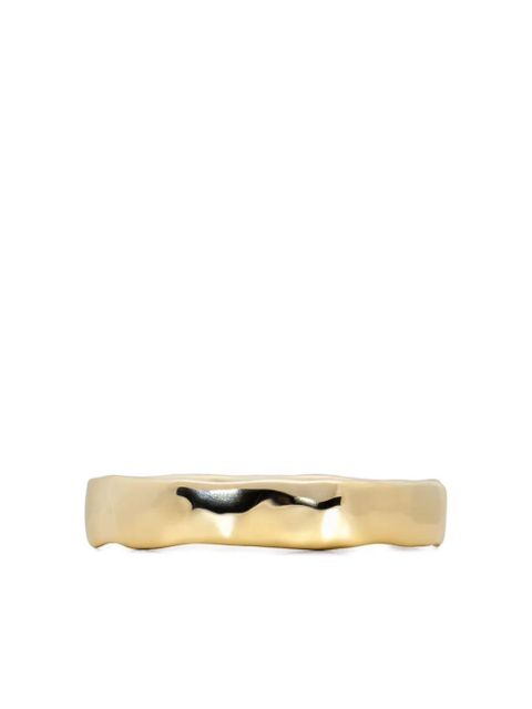 Monica Vinader hammered wide band ring - Gold - zdjęcie produktu nr 2