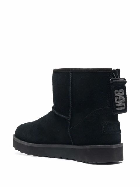 UGG classic zipped suede boots - Black