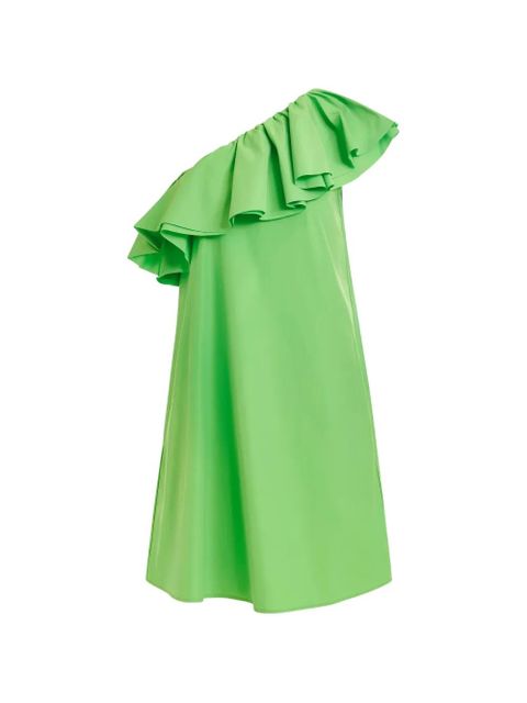 Essentiel Antwerp ruffle one-shoulder mini dress - Green - zdjęcie produktu nr 1