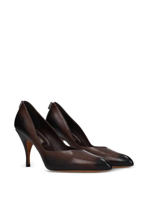 Miu Miu leather pumps - Brown - zdjęcie produktu nr 2