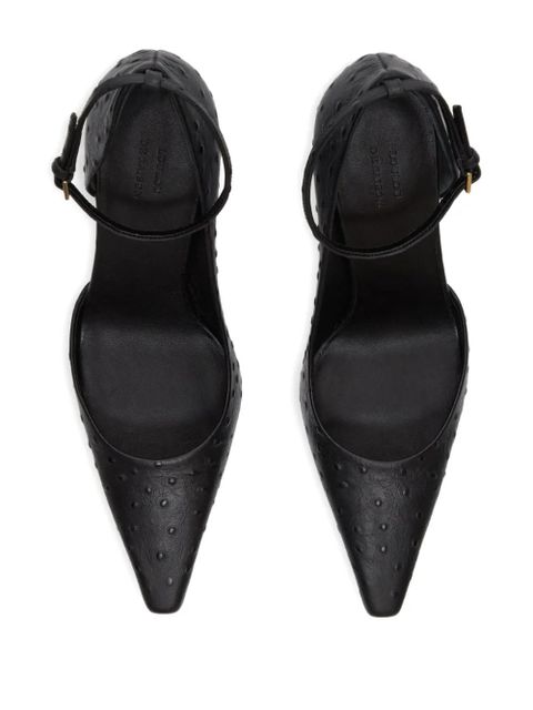 LouLou de Saison Scala ankle-strap pumps - Black