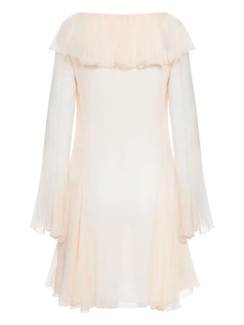 Chloé ruffled mini dress - Pink - zdjęcie produktu nr 2
