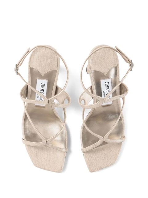 Jimmy Choo 85mm Azie sandals - Gold
