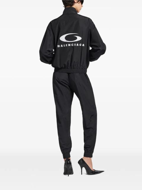 Balenciaga logo-graphic jacket - Black