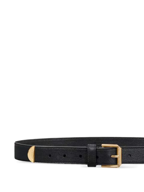 Givenchy leather buckle belt - Black