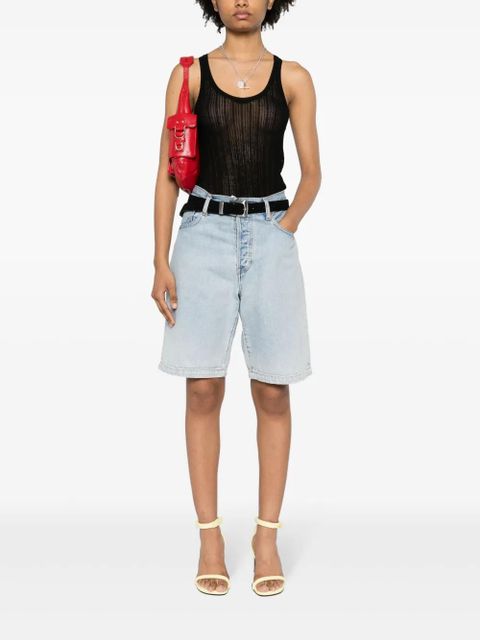 ISABEL MARANT Dorsia open-knit top - Black - zdjęcie produktu nr 2