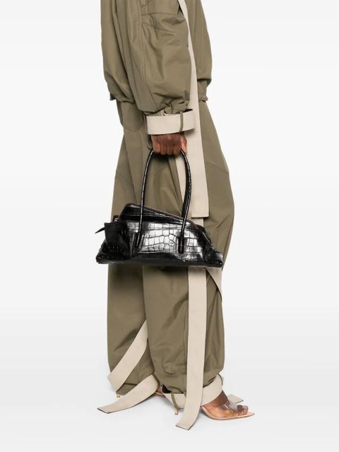 The Attico small La Passeggiata tote bag - Brown - zdjęcie produktu nr 2