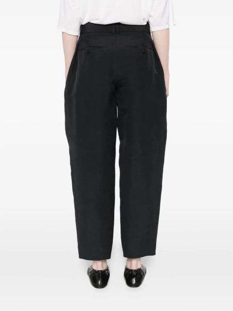 The Row pleated trousers - Black