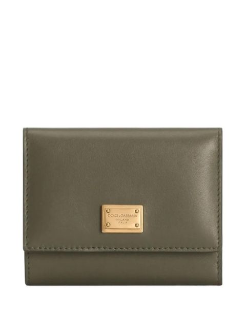 Dolce & Gabbana zip-up plaque wallet - Green - zdjęcie produktu nr 1