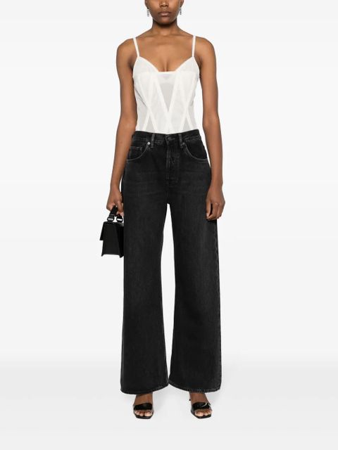 Acne Studios 2021F high-rise loose-fit jeans - Black - zdjęcie produktu nr 2