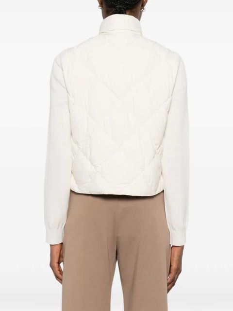 Moncler quilted pocketed jacket - Neutrals