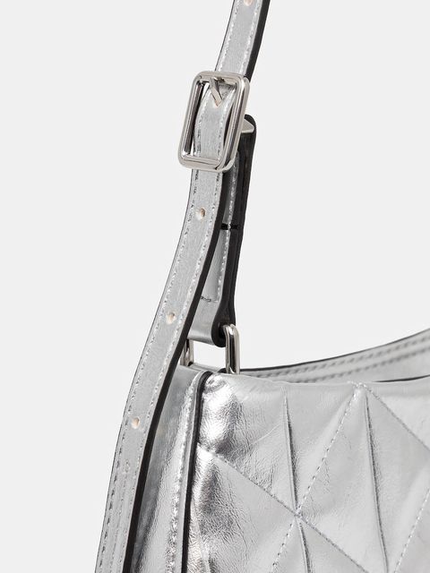 Calvin Klein torebka kolor srebrny LV04F3445G