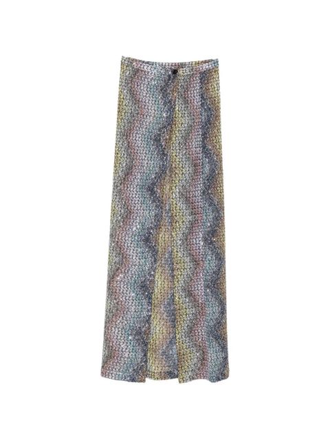 Missoni sequin-embellished maxi skirt - Black - zdjęcie produktu nr 1