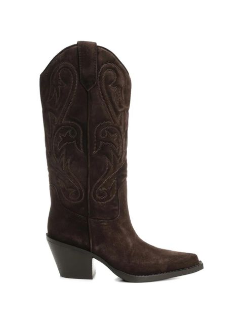 Paris Texas Dakota embroidery boots - Brown - zdjęcie produktu nr 1