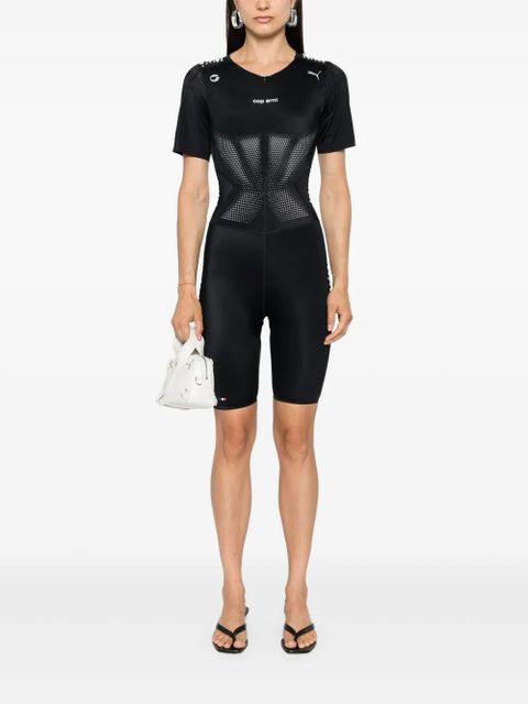 Coperni x PUMA rubberised-logo playsuit - Black - zdjęcie produktu nr 2