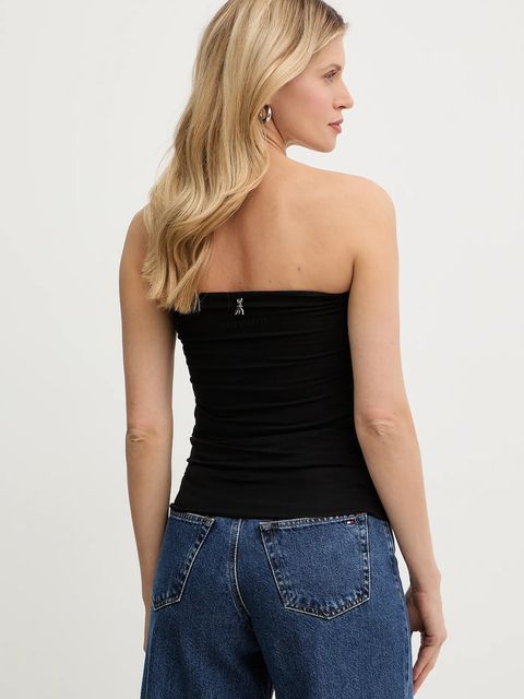 Patrizia Pepe top kolor czarny odkryte plecy CM4468 J013