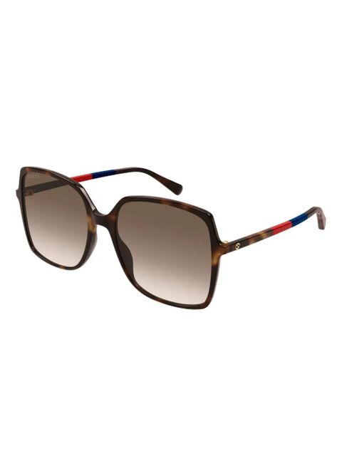 Gucci Eyewear square-frame sunglasses - Brown - zdjęcie produktu nr 2
