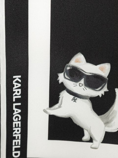 Karl Lagerfeld apaszka jedwabna IKON