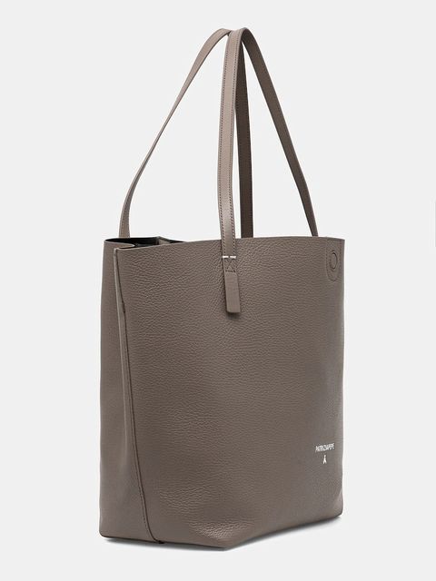 Patrizia Pepe torebka skórzana kolor granatowy 2B0130 L148