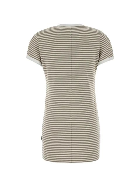 MM6 Maison Margiela striped mini dress - Green - zdjęcie produktu nr 2