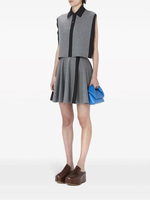 JW Anderson small Twister leather tote bag - Blue - zdjęcie produktu nr 2