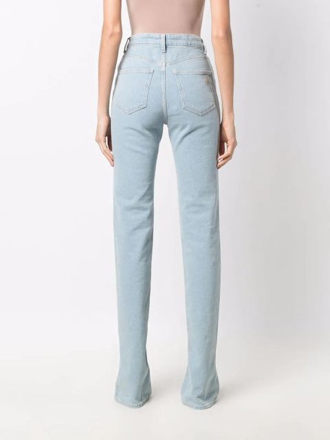 The Attico elongated flared jeans - Blue - zdjęcie produktu nr 2