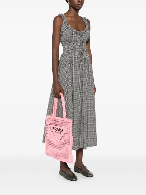 Prada crochet tote bag - Pink