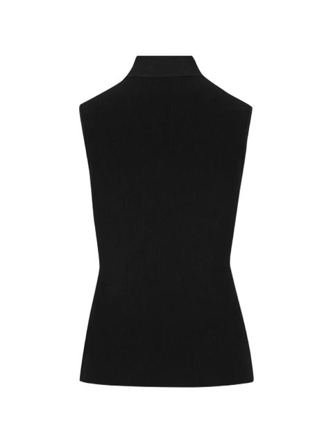 LOEWE fine-knit tank top - Black - zdjęcie produktu nr 2