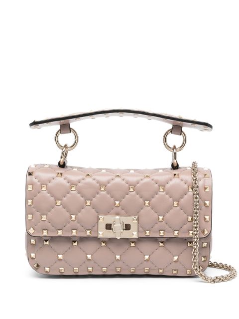 Valentino Garavani small Rockstud Spike shoulder bag - Neutrals