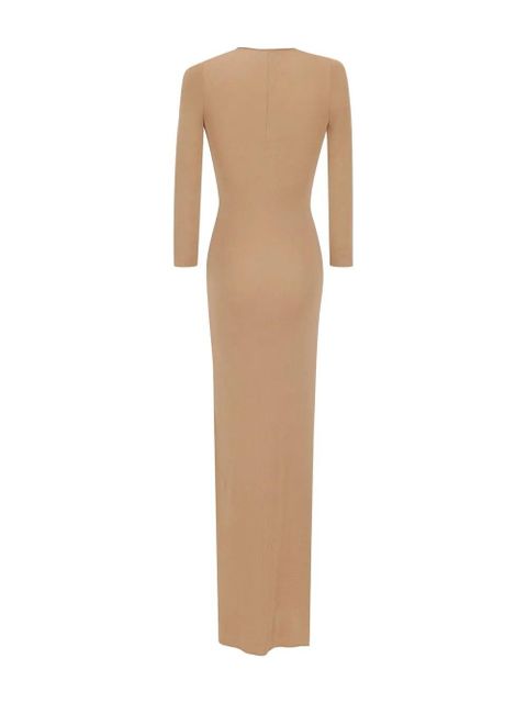 Saint Laurent knot-detail maxi dres - Neutrals - zdjęcie produktu nr 2