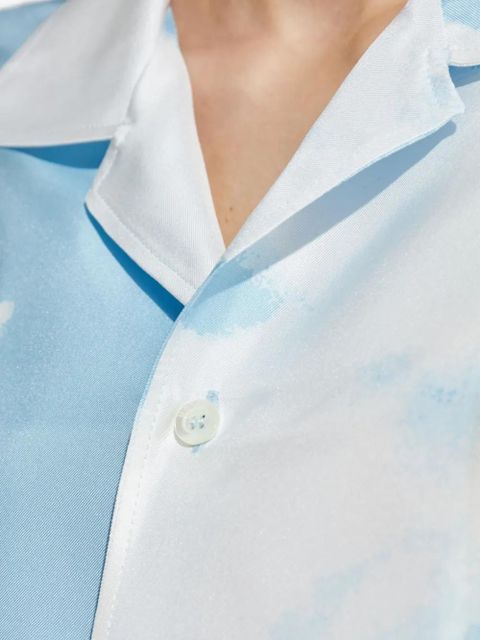 Moschino cloud-print shirt - Blue