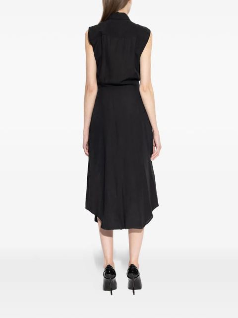 Diesel button-tie dress - Black