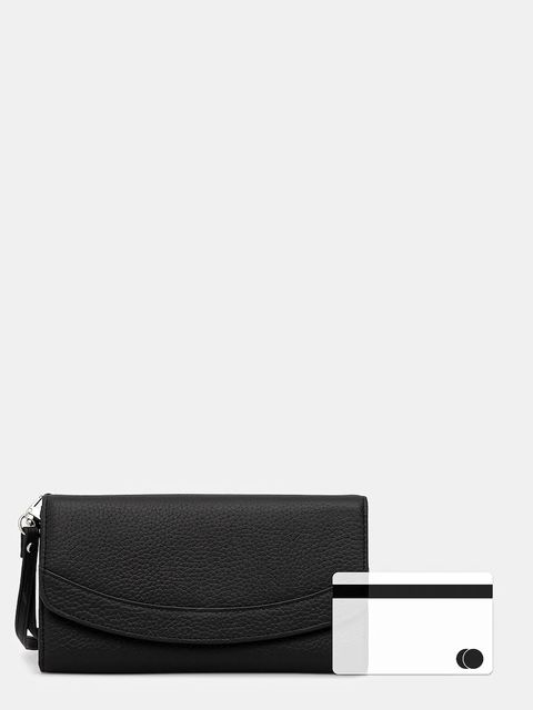 Answear.LAB portfel skórzany damski kolor czarny