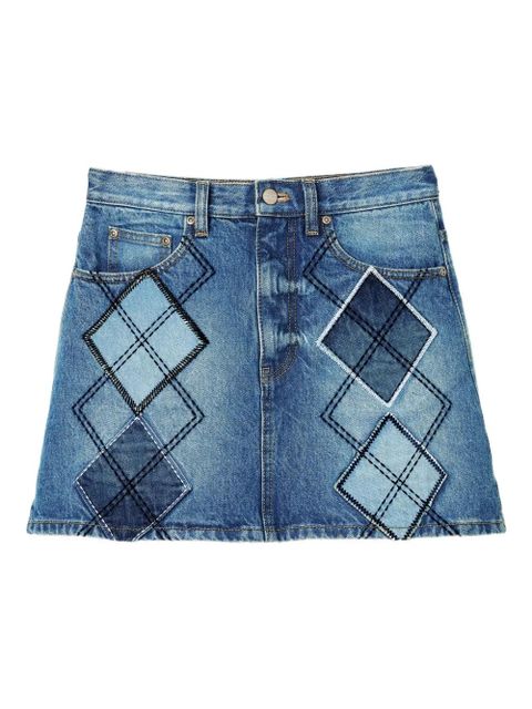 Marc Jacobs patchwork denim skirt - Blue - zdjęcie produktu nr 1
