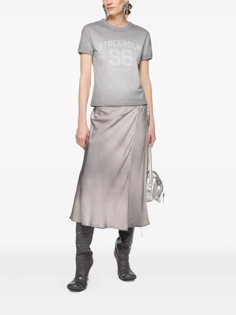 Acne Studios sprayed cotton T-shirt - Grey