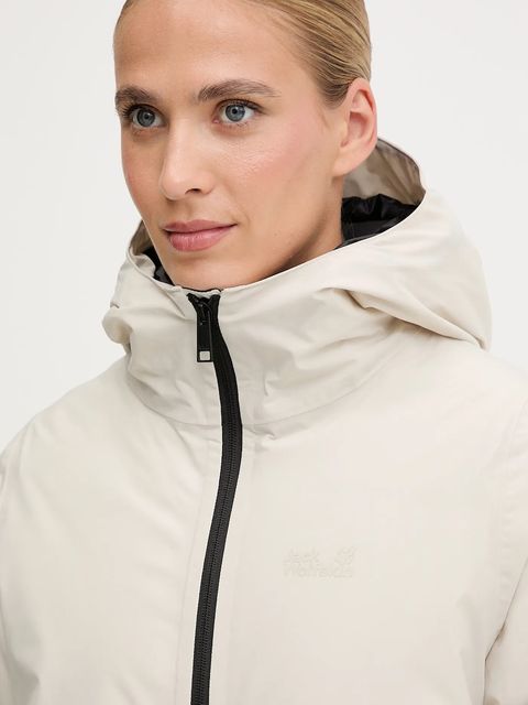 Jack Wolfskin kurtka FROST HAVEN kolor beżowy A65091