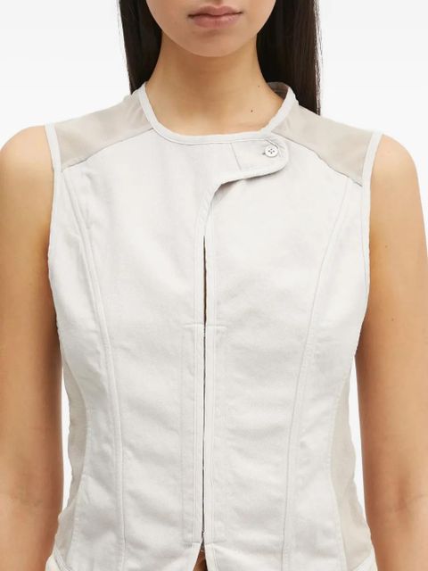 OUR LEGACY panelled sleeveless vest - Neutrals